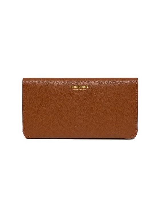 Burberry Calf Grain Leather Wallet — Brown, view 3