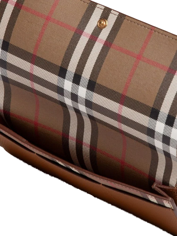 Burberry Calf Grain Leather Wallet — Brown, view 4