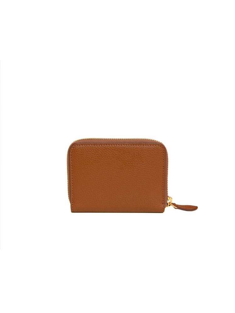 Burberry Calf Grain Leather Wallet — Brown, view 3