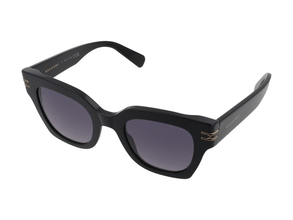 Bvlgari BV40013I Cat-Eye Sunglasses — Black, view 2