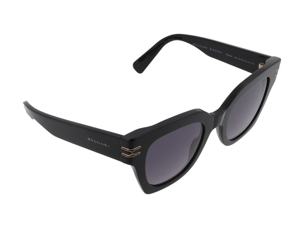 Bvlgari BV40013I Cat-Eye Sunglasses — Black, view 4