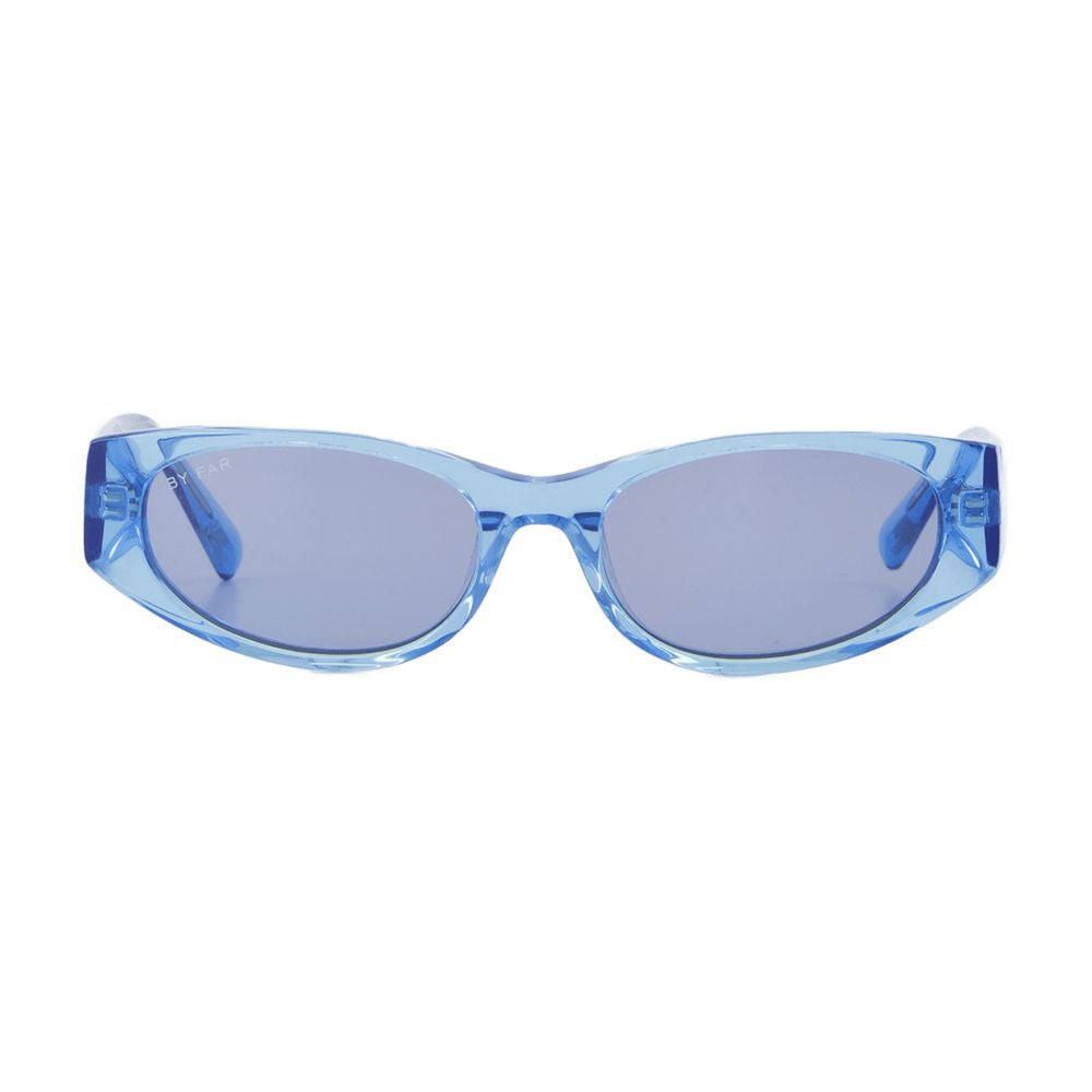 By Far 23CRRODSTRAZAZUACE Metal Frame Sunglasses — Blue, view 2