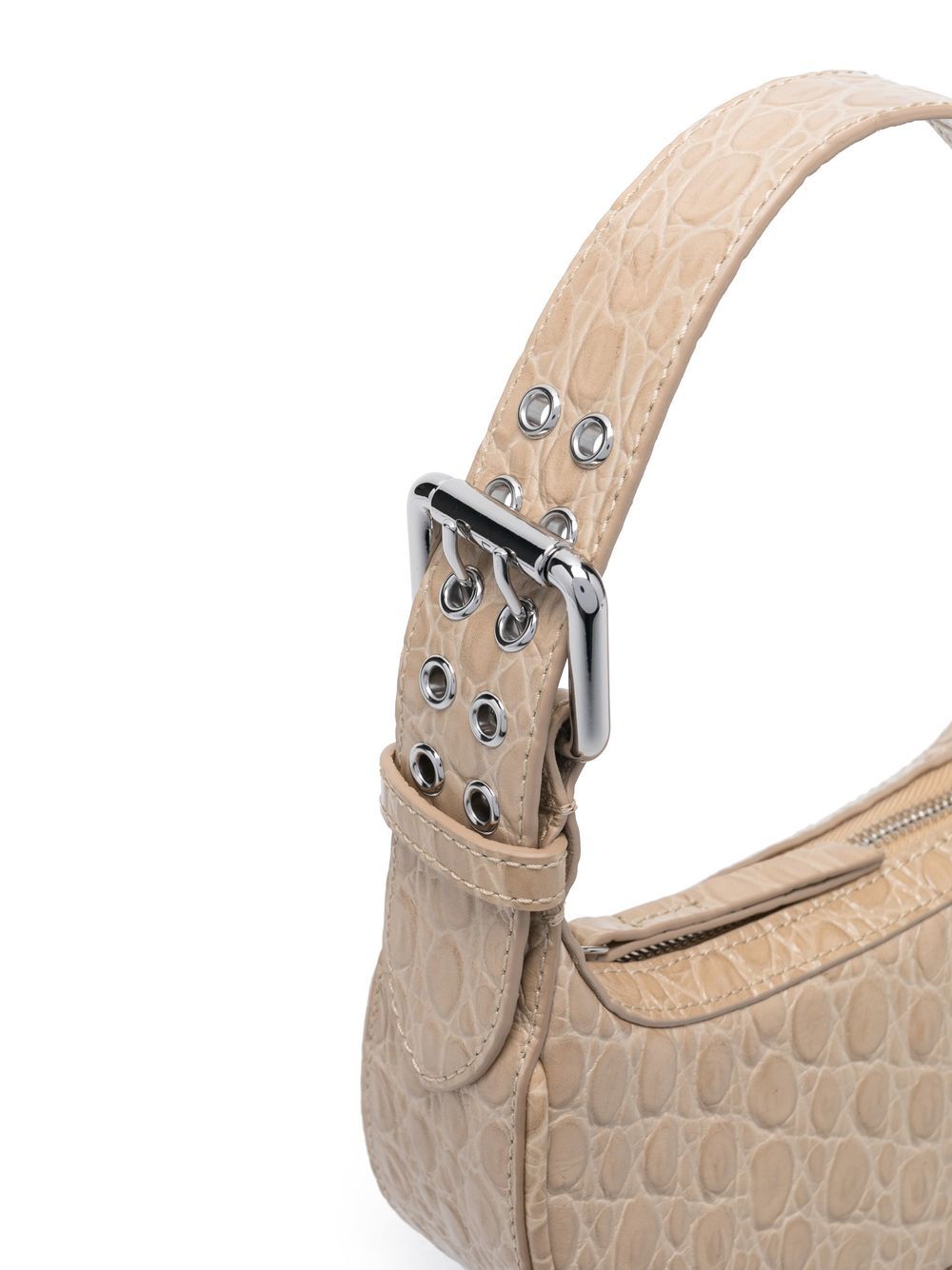 By Far Pre Soho Shoulder Bag — Beige, view 2