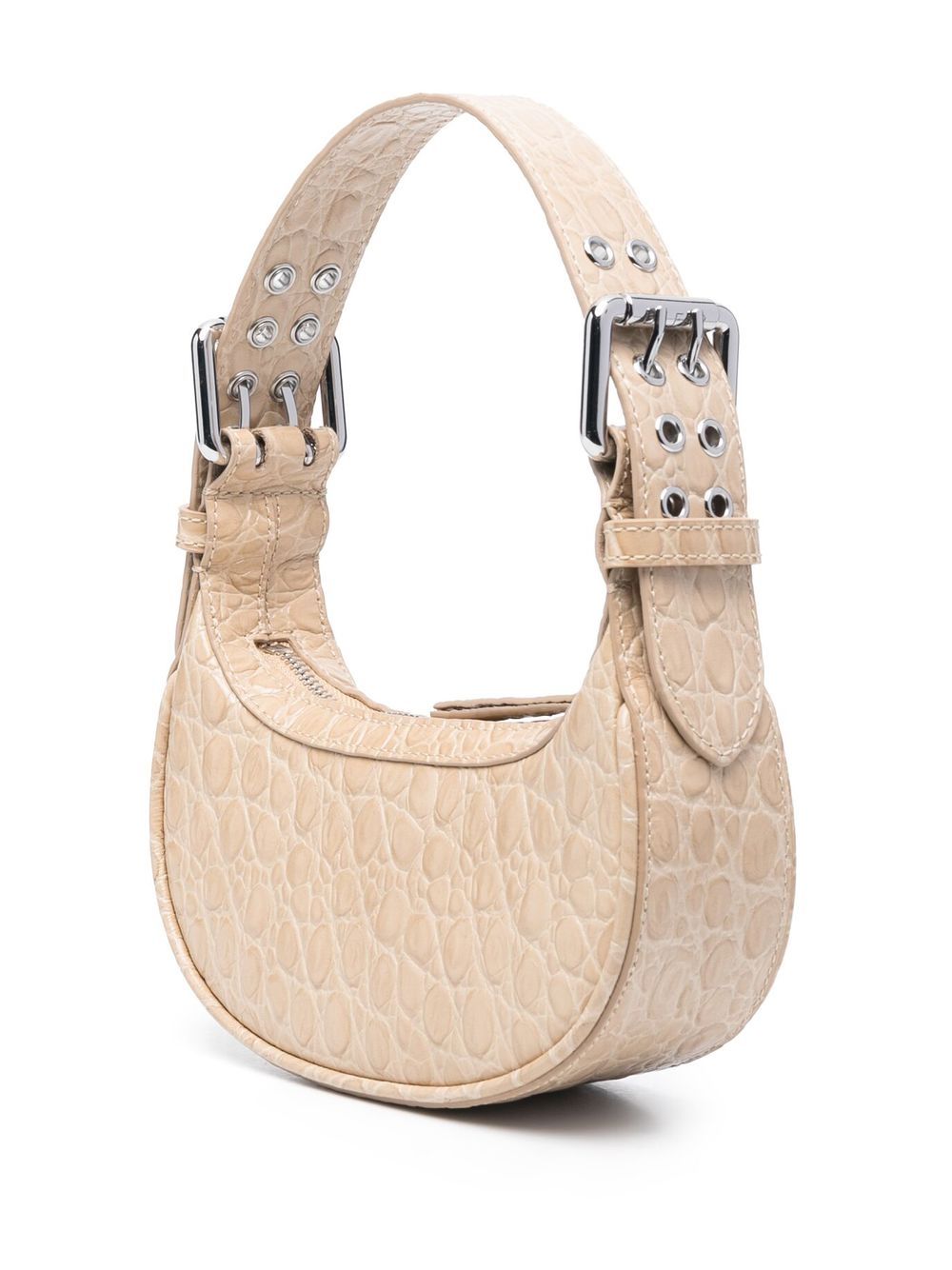 By Far Pre Soho Shoulder Bag — Beige, view 4