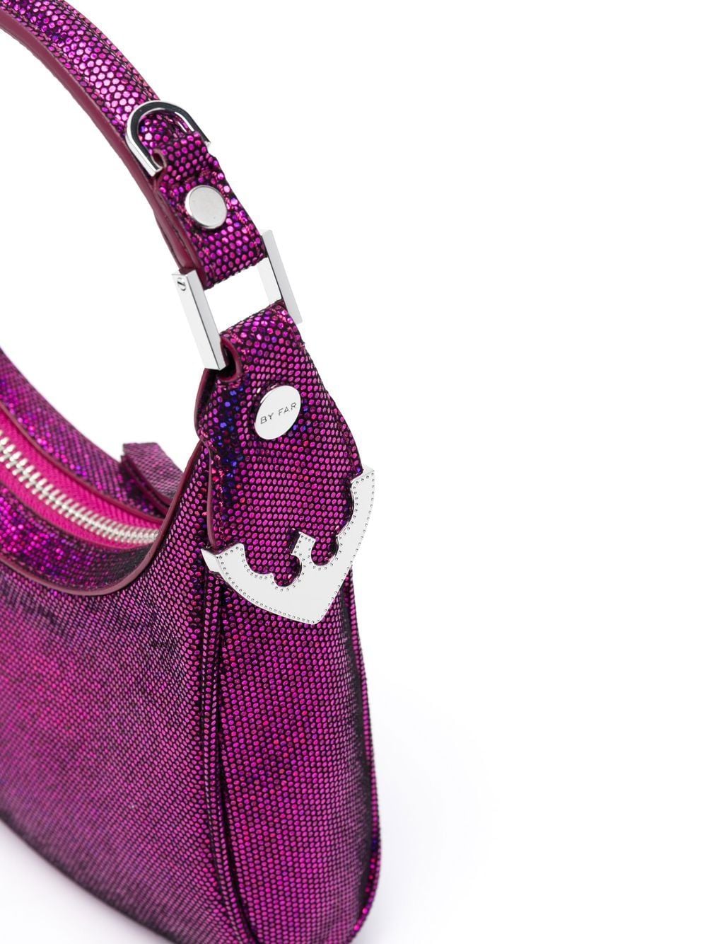 By Far Pre Cosmo Shoulder Bag — Fuchsia, view 2