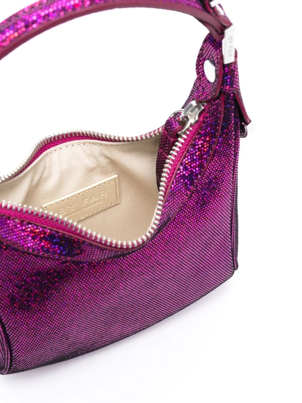 By Far Pre Cosmo Shoulder Bag — Fuchsia, view 3