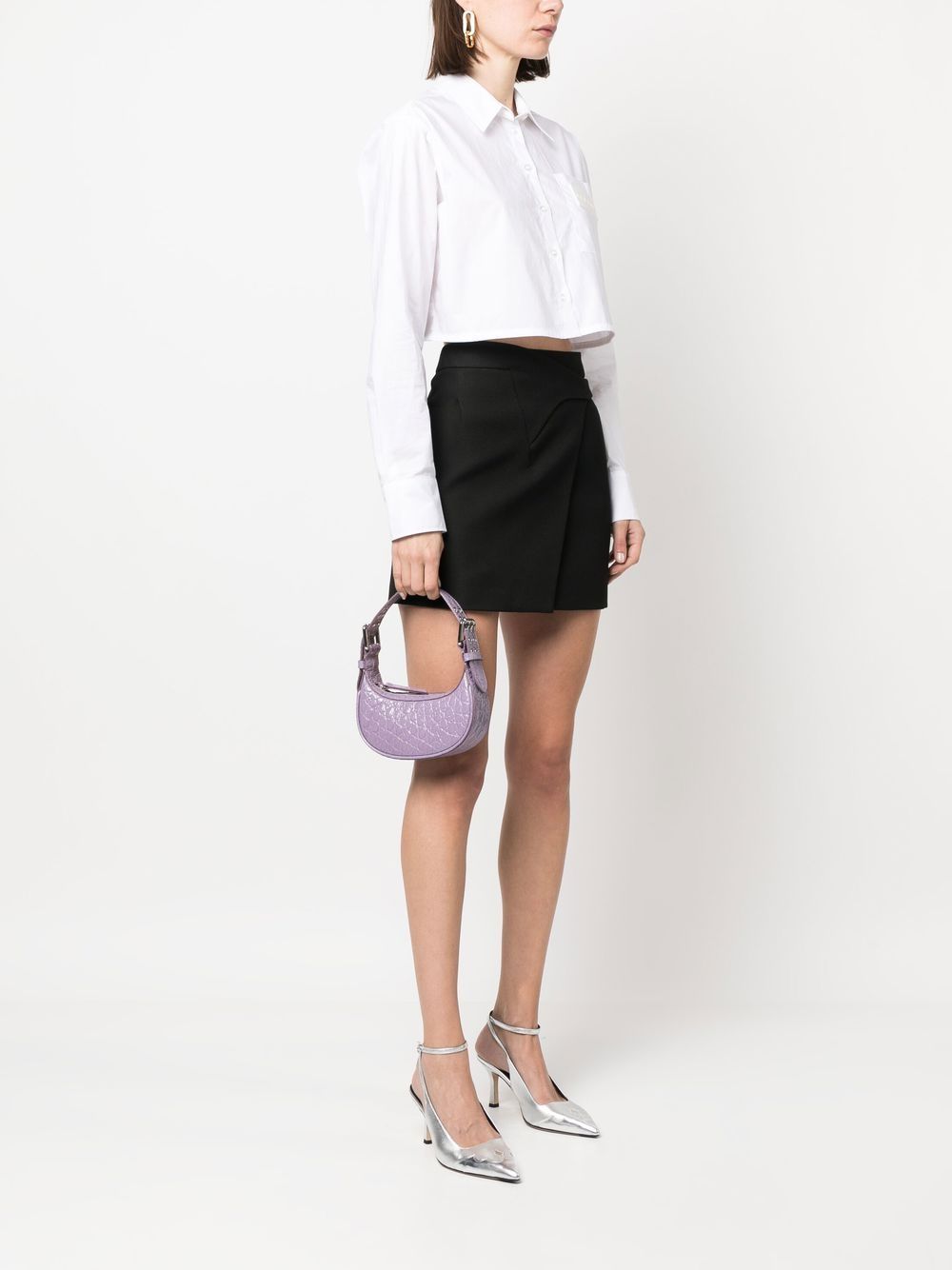By Far Pre Soho Shoulder Bag — Lavender, view 4