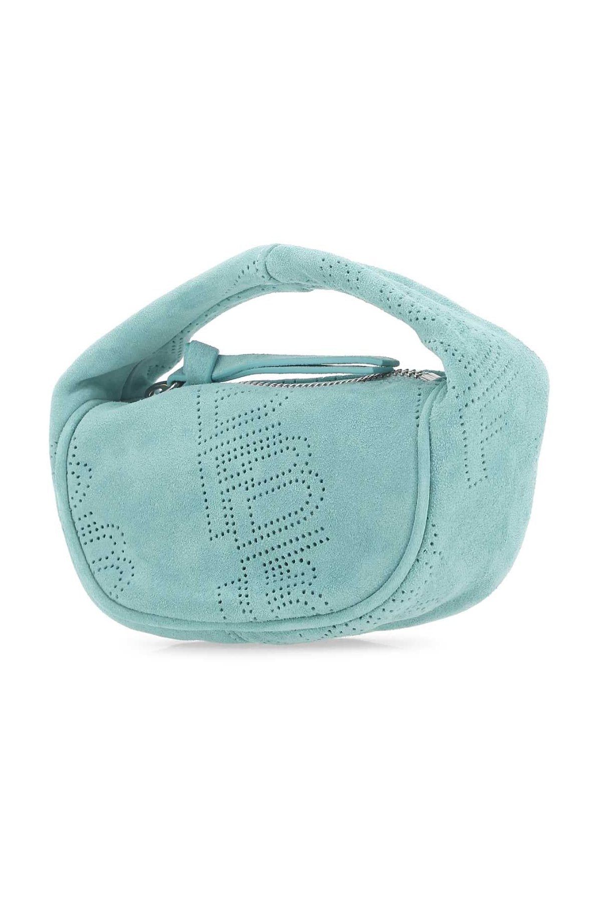 By Far Micro Cush Shoulder Bag — Green, view 2