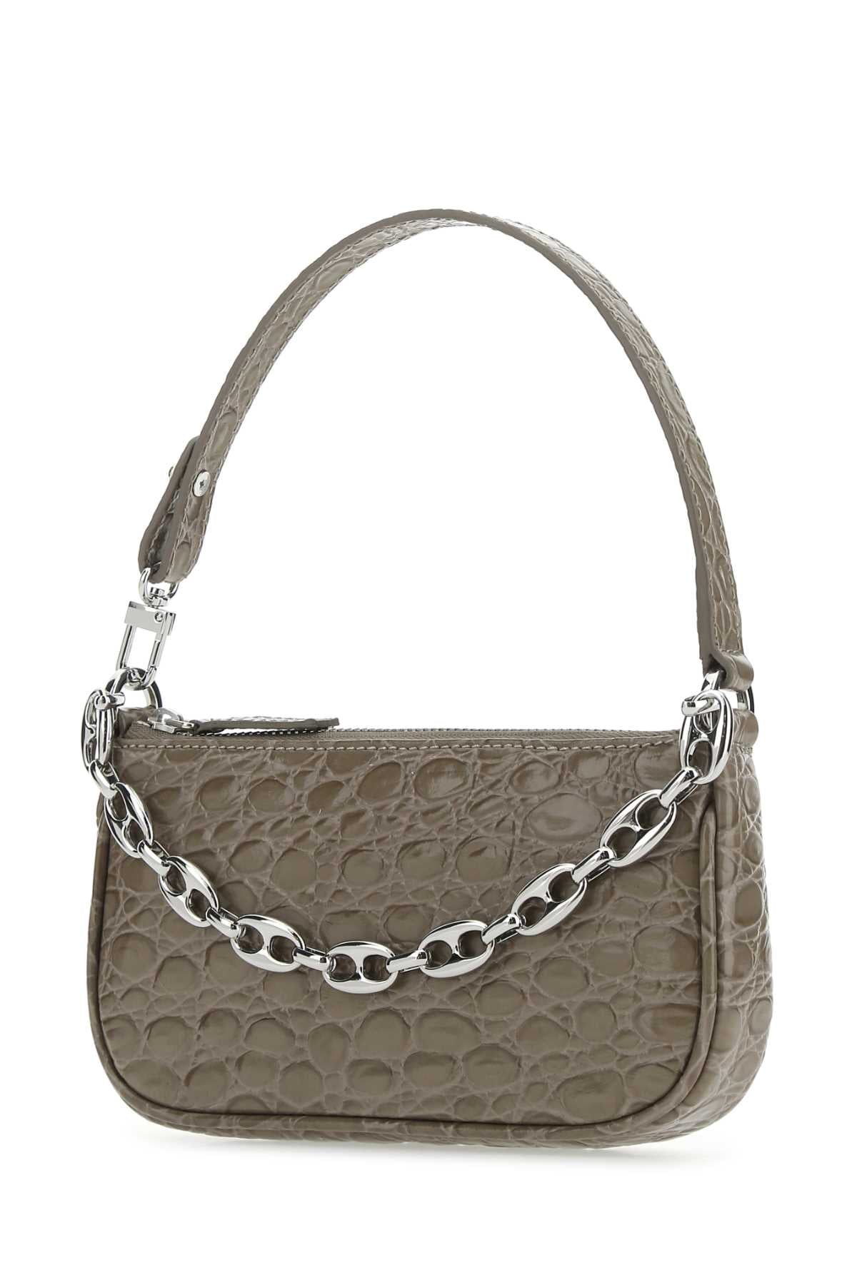 By Far Rachel Shoulder Bag — Grey, view 2
