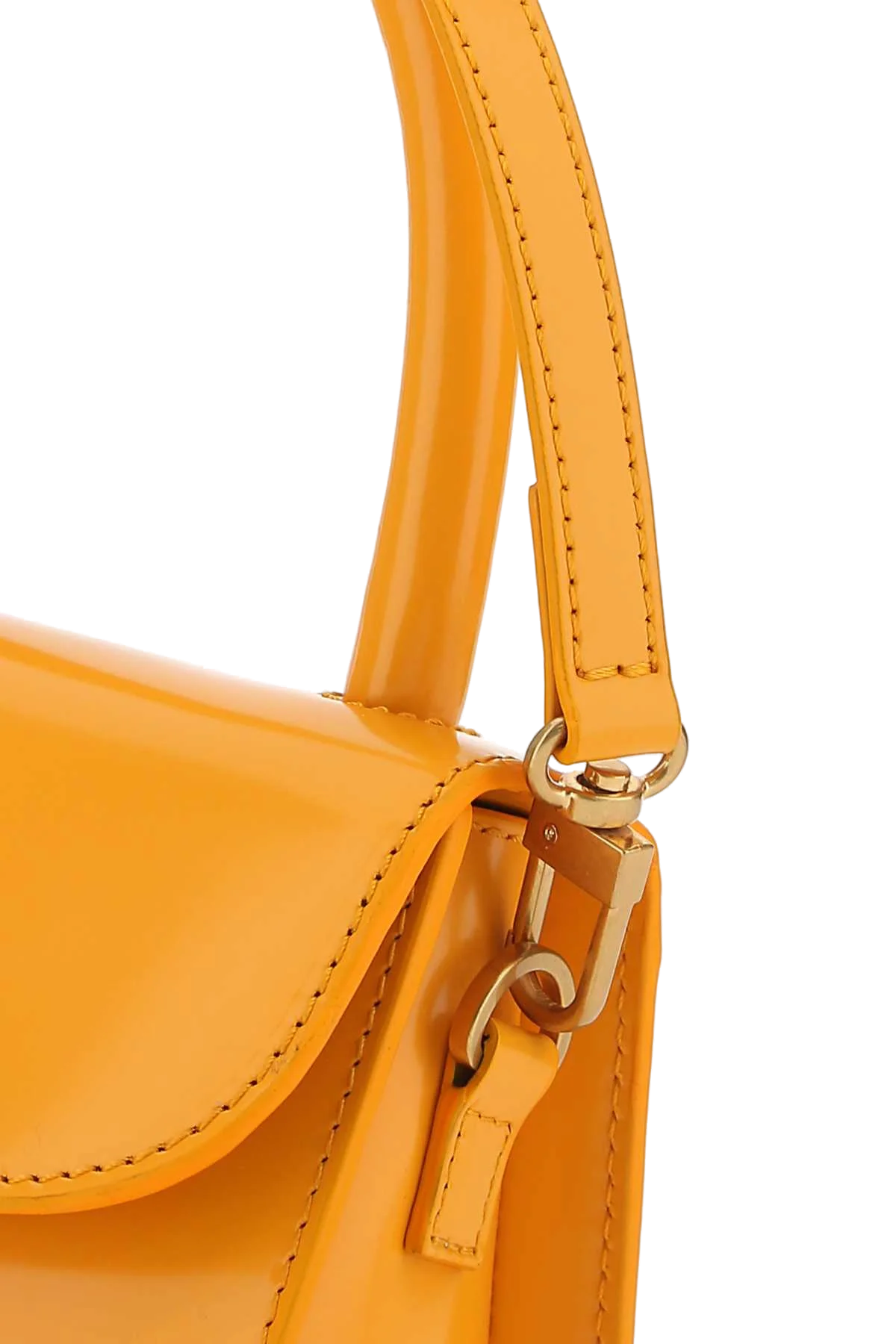 By Far Top Handle Bag — Orange, view 4
