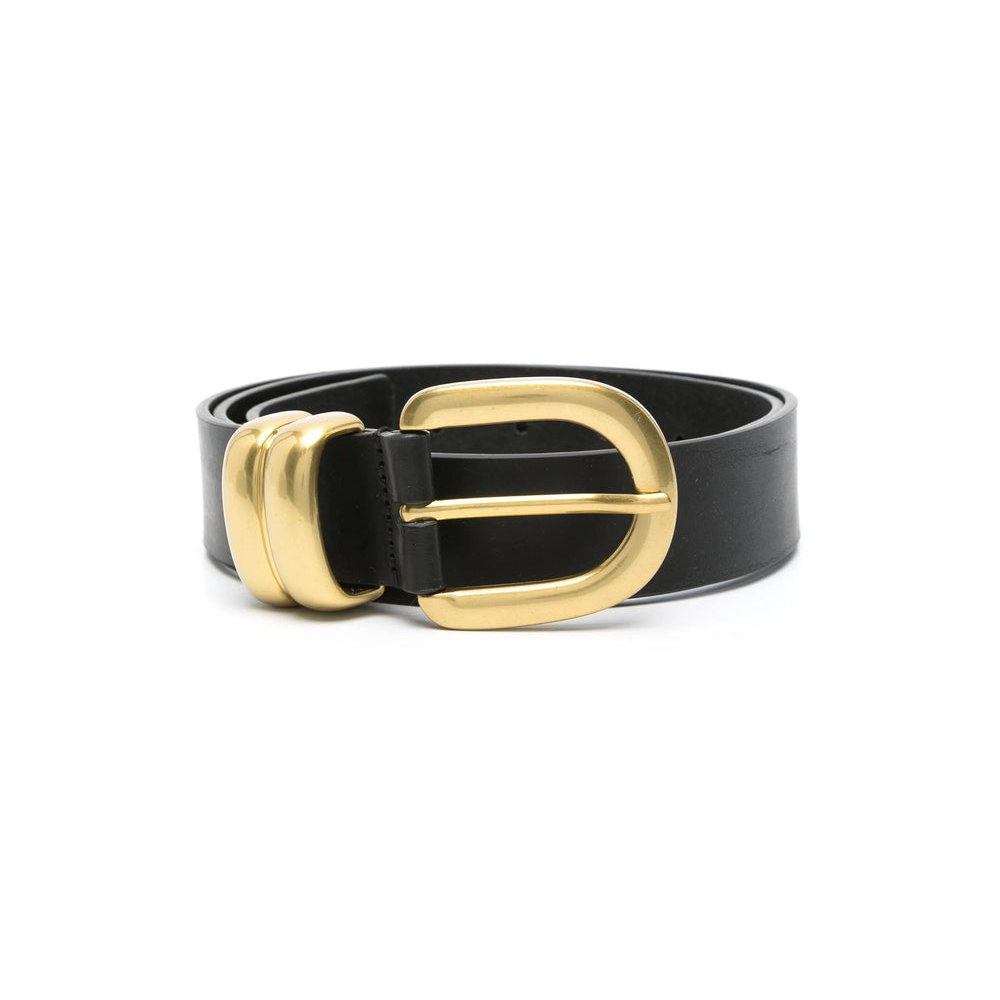 By Malene Birger Calf Leather Belt — Black by By Malene Birger