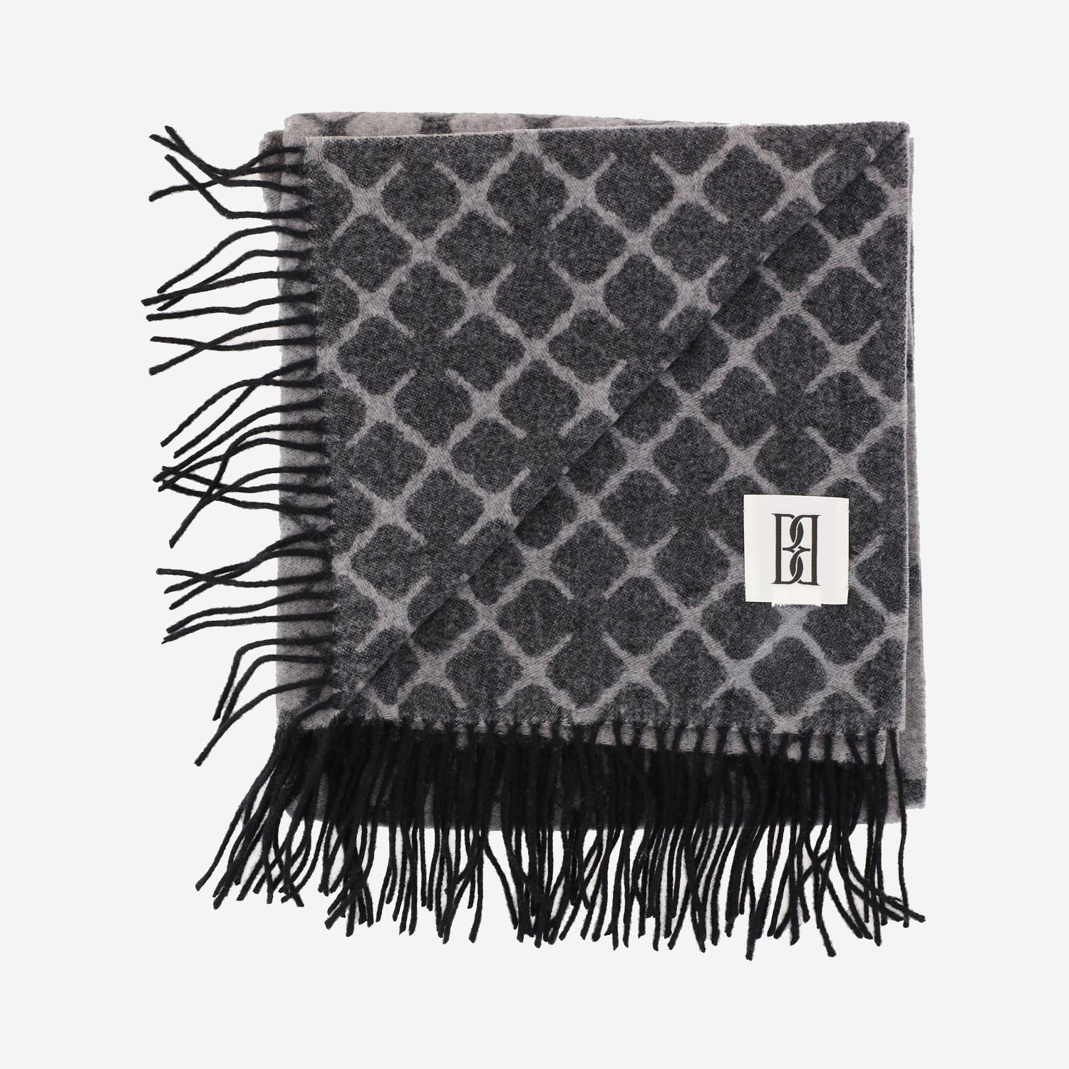 By Malene Birger Ortega Scarf — Gray, view 3