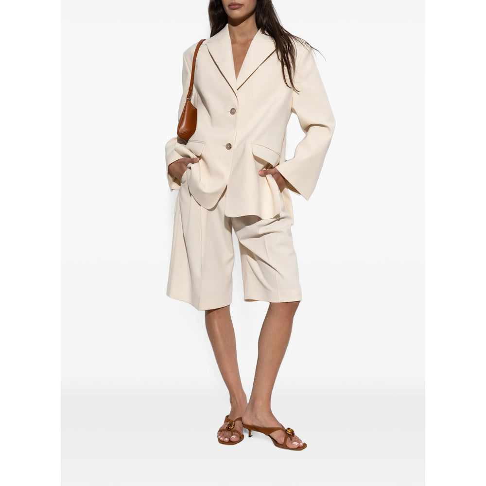 By Malene Birger Cymbaria Shorts — White, view 2