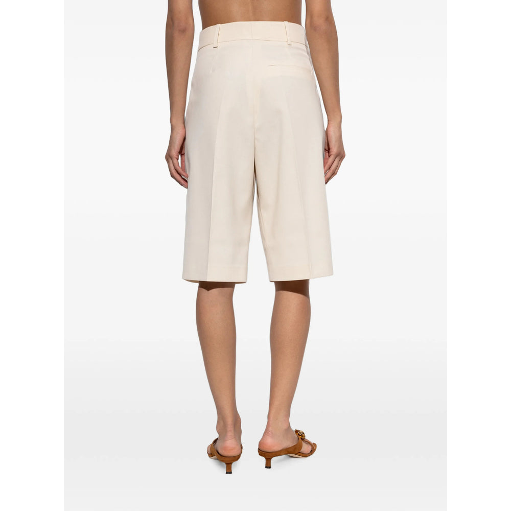 By Malene Birger Cymbaria Shorts — White, view 3