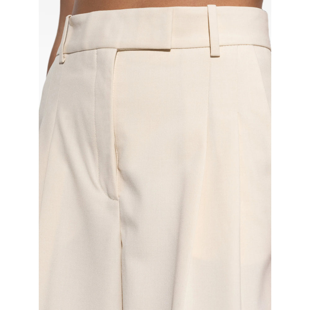 By Malene Birger Cymbaria Shorts — White, view 4