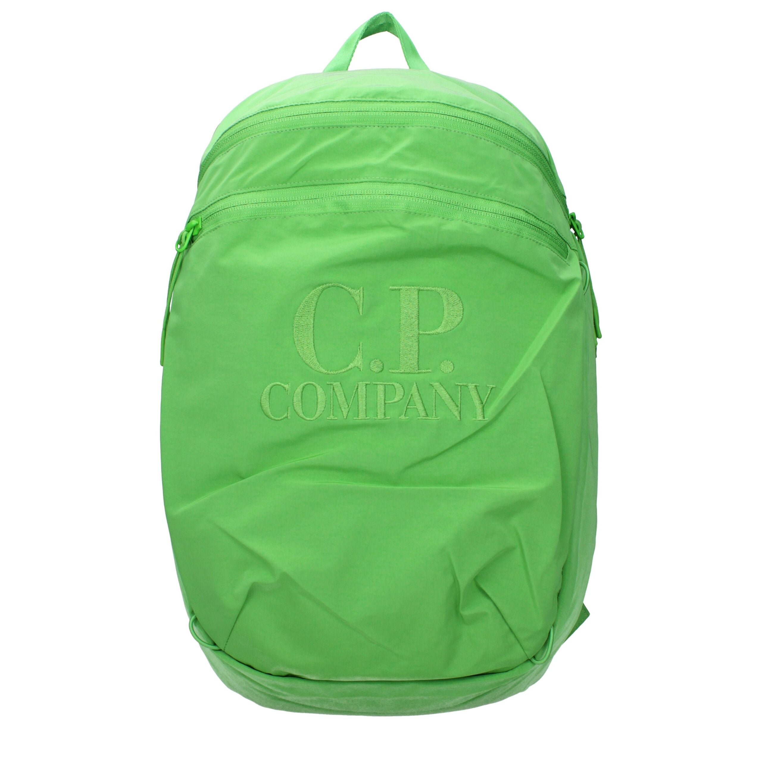 C.P. Company Logo-Embroidered Fabric Backpack — Green by C.p. Company