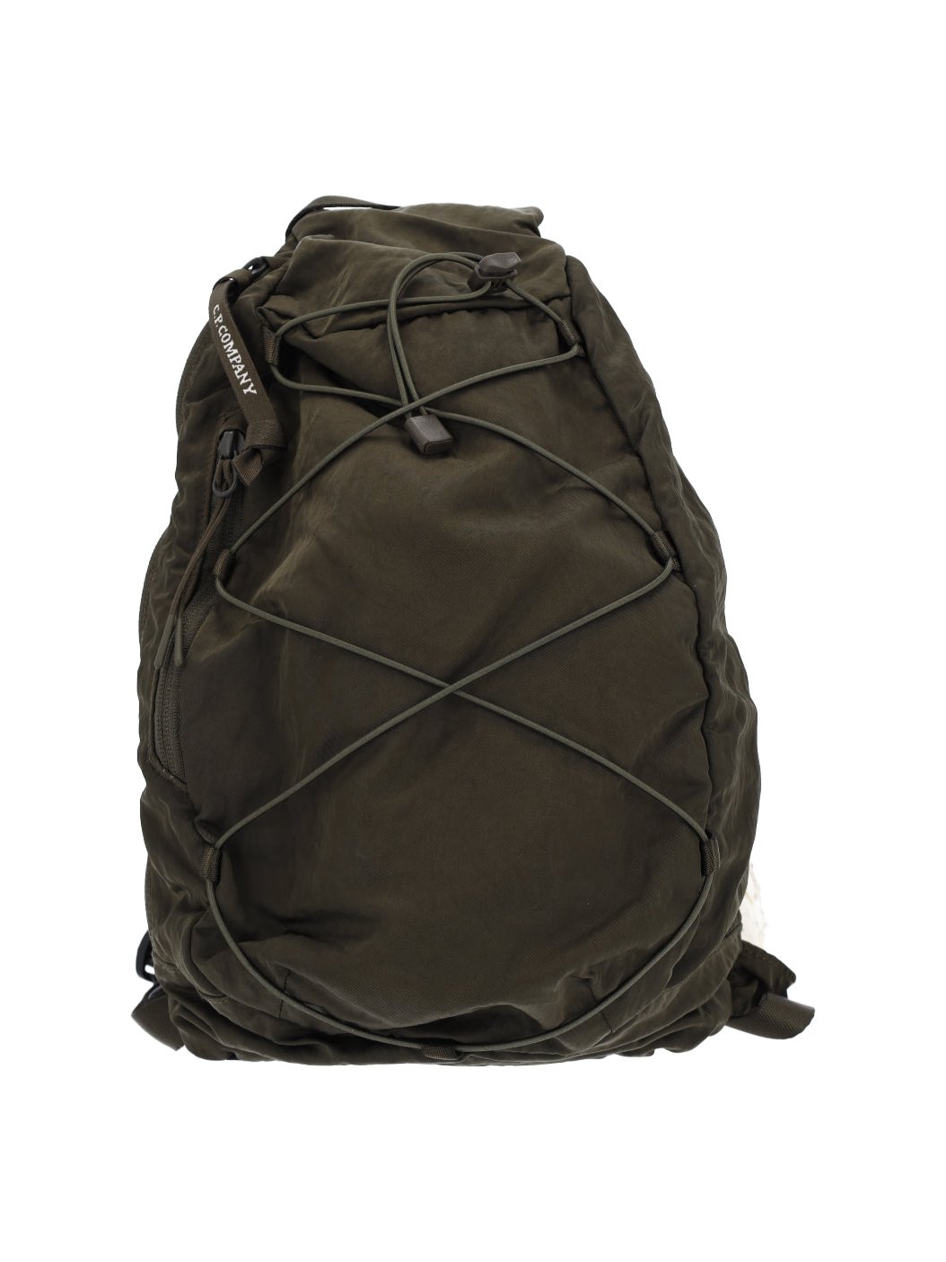 C.P. Company Nylon Lace-Up Backpack — Green by C.p. Company
