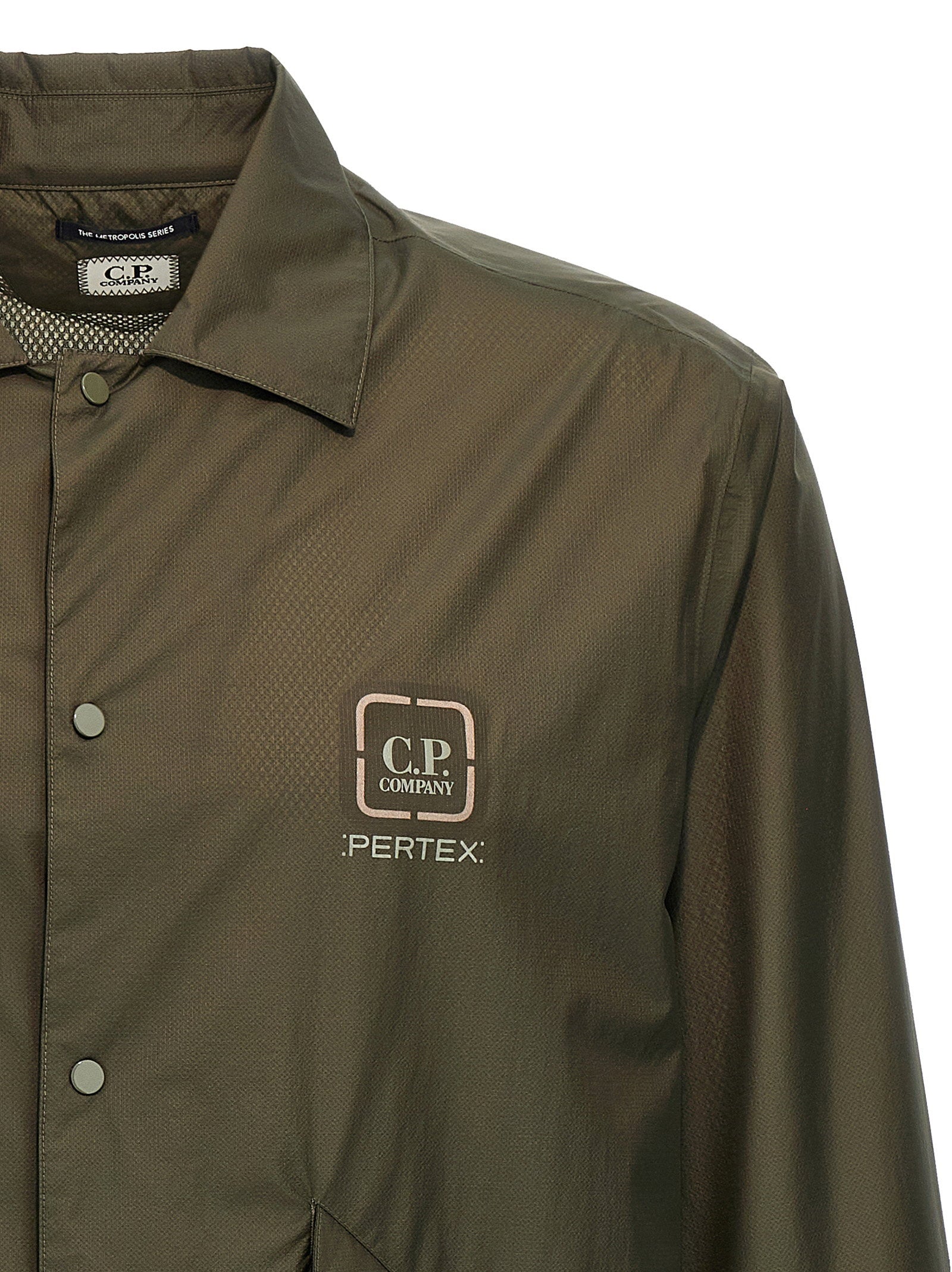 C.p. Company Metropolis Series Overshirt — Olive, view 3