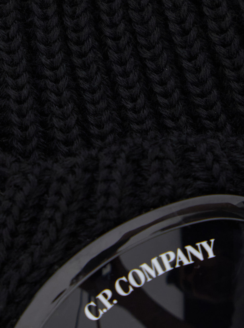 C.P. Company RFCMAC742A Winter Hat — Black, view 3