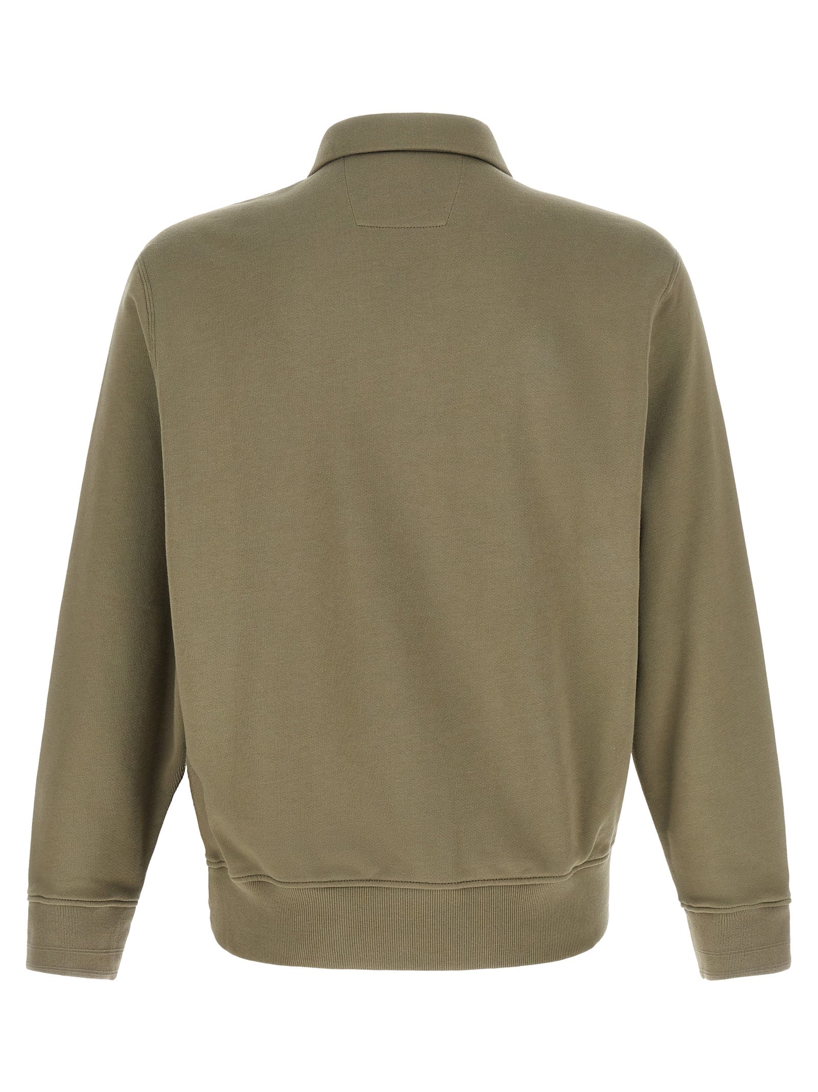 C.P. Company Cotton Fleece Sweatshirt — Green, view 2
