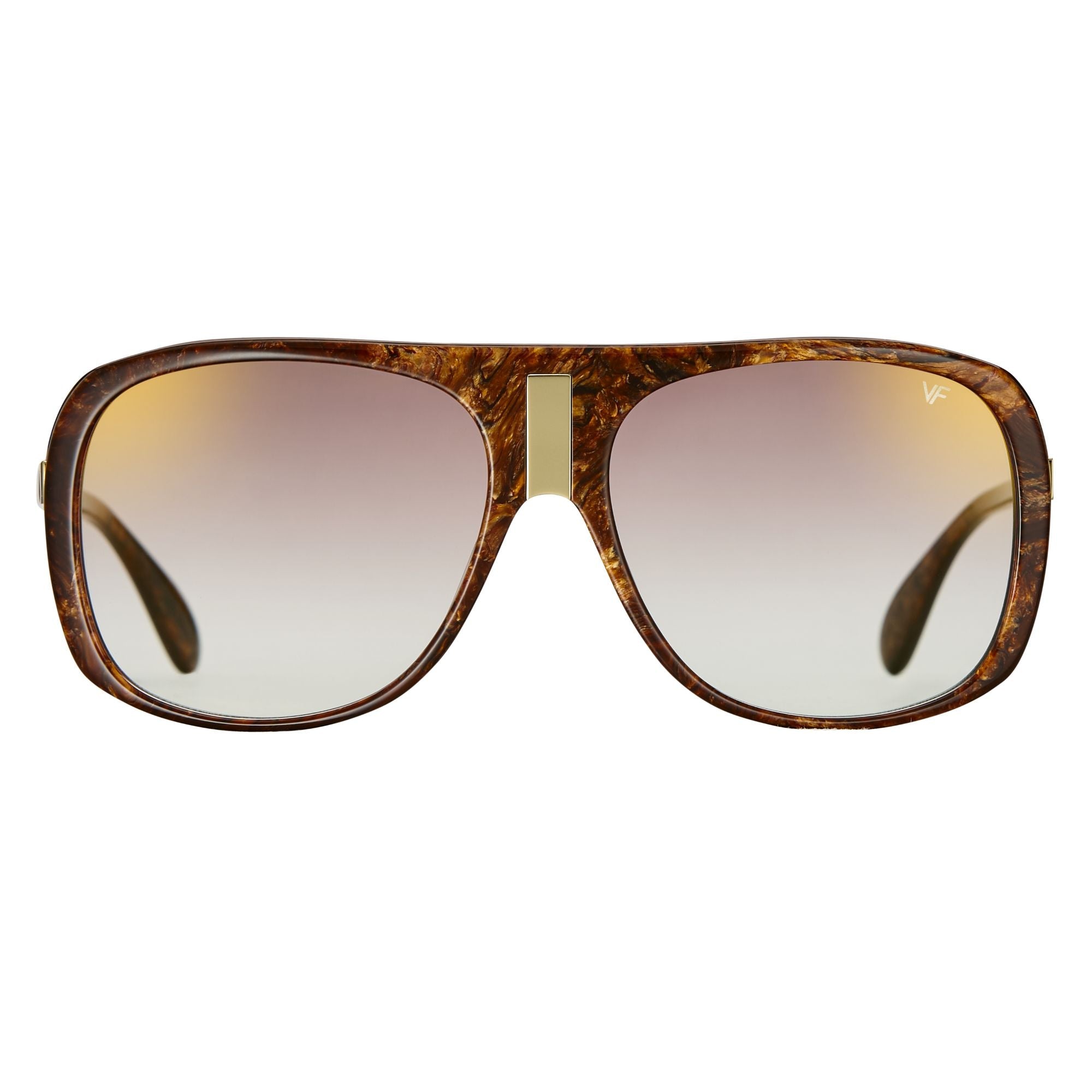 Caesars Marble Brown Acetate by Vintage Frames Company