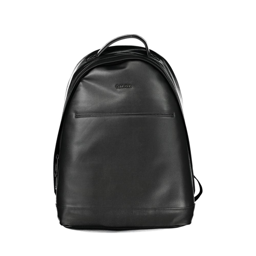 Calvin Klein Leather Backpack — Black by Calvin Klein