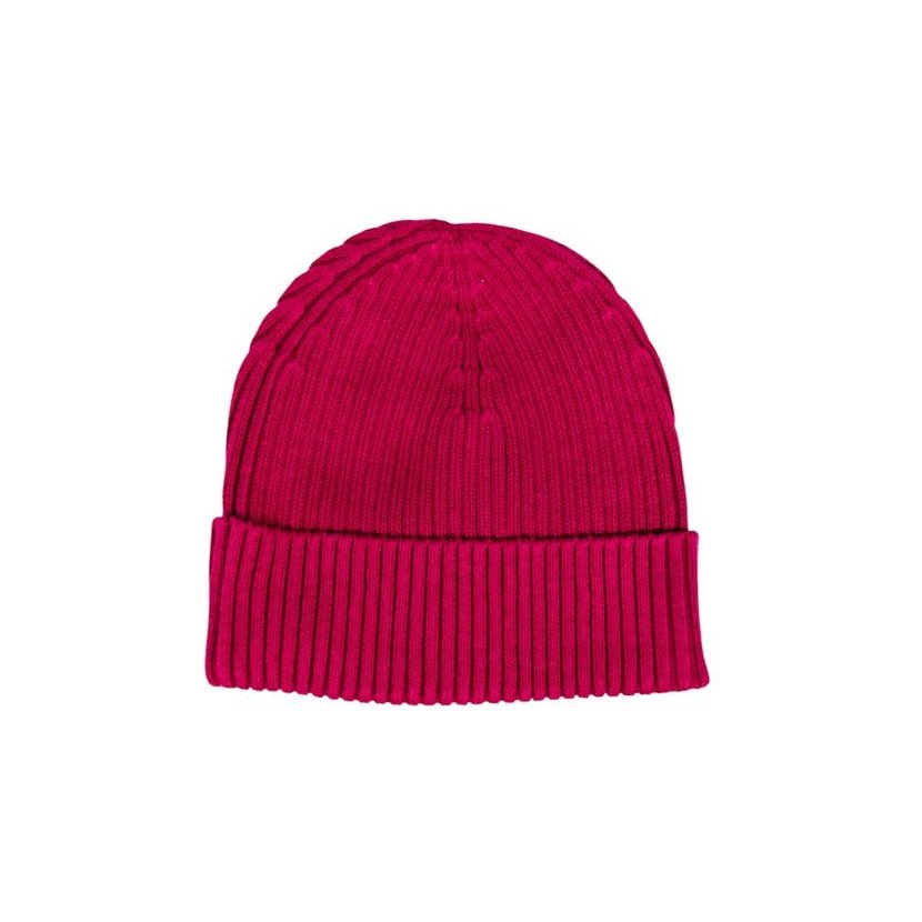 Calvin Klein CA16725900134RO Chunky Rib Cotton Beanie — Pink, view 2