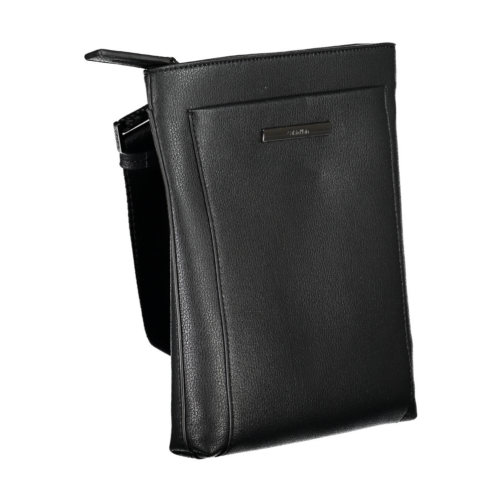 Calvin Klein Leather Card Case — Black, view 3