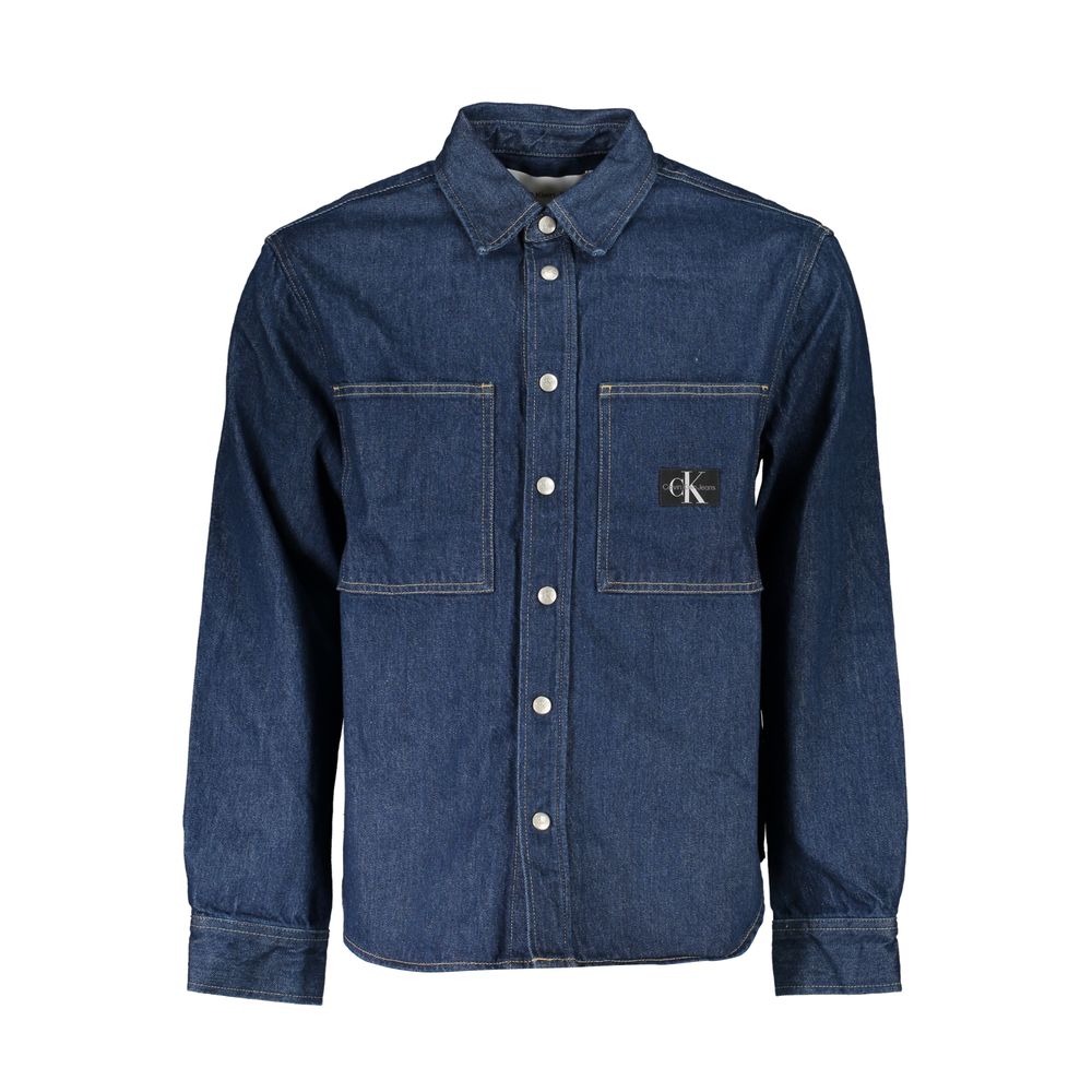 Calvin Klein Cotton Denim Jacket — Blue by Calvin Klein