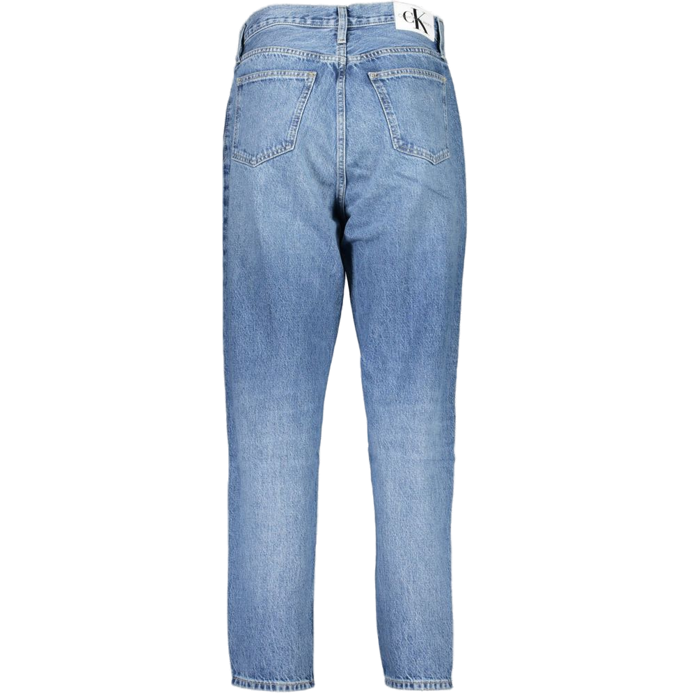 Calvin Klein Cotton-Blend Denim Jeans — Blue, view 2