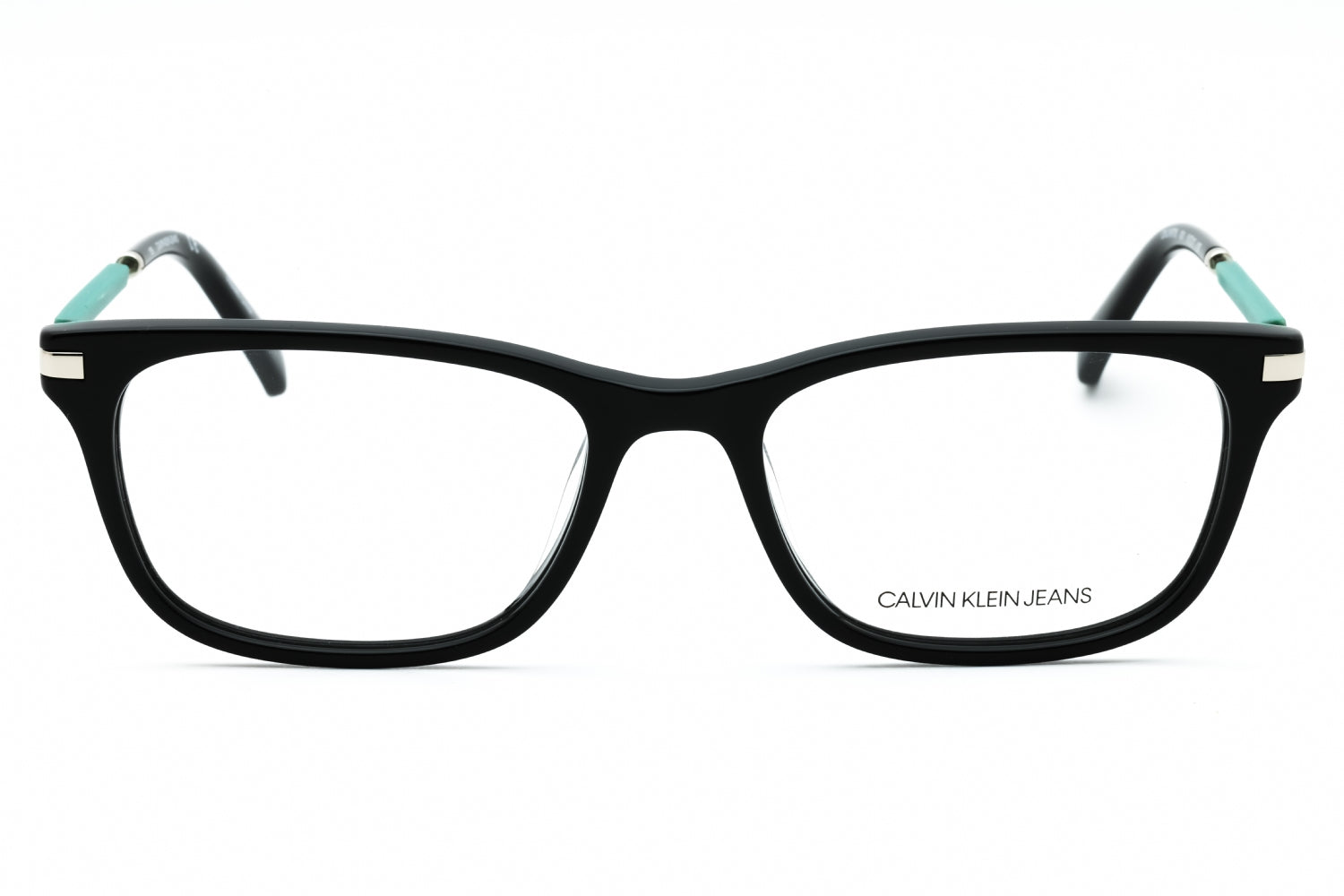 Calvin Klein Jeans CKJ18705 Rectangular Acetate Eyeglasses — Black, view 2