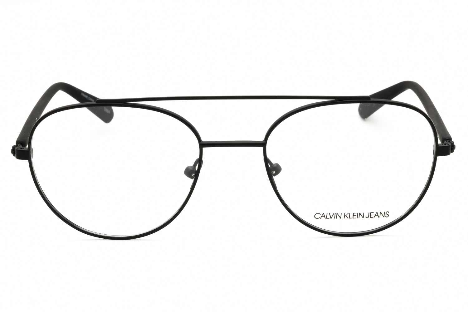Calvin Klein Jeans CKJ20304 Round Metal Frame Eyeglasses — Black, view 2