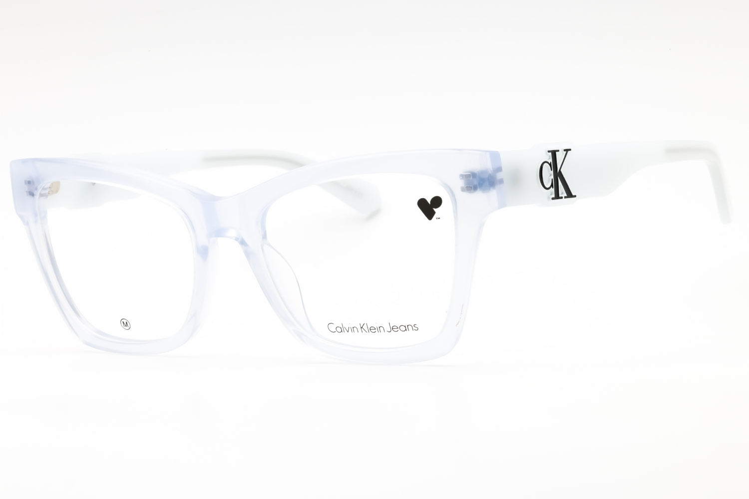 Calvin Klein Jeans CKJ23646 Cat Eye Acetate Eyeglasses — White by Calvin Klein Jeans