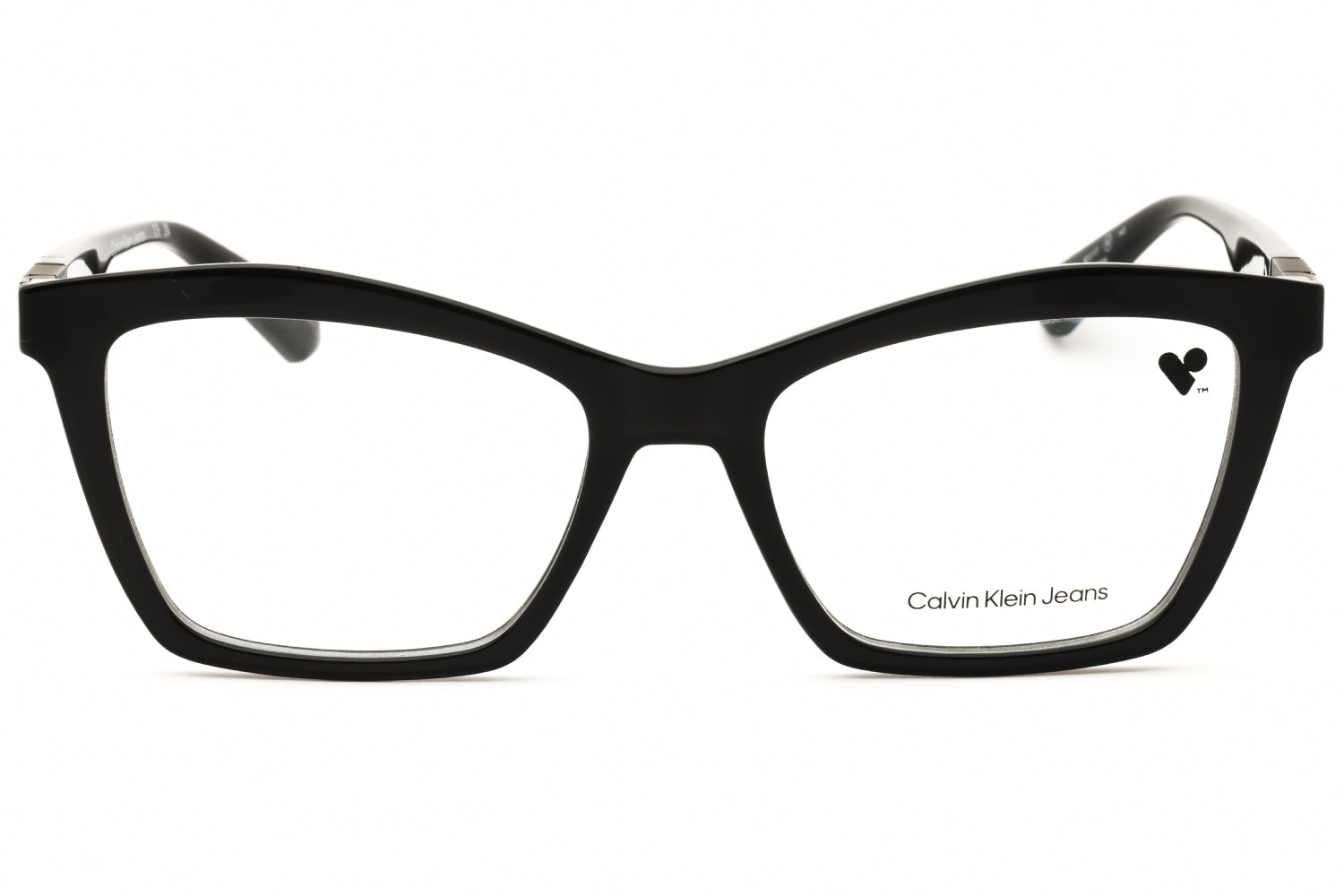 Calvin Klein Jeans CKJ24612N Cat Eye Eyeglasses — Black, view 2