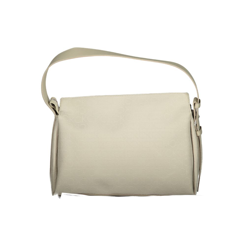 Calvin Klein Synthetic Shoulder Bag — Beige, view 2