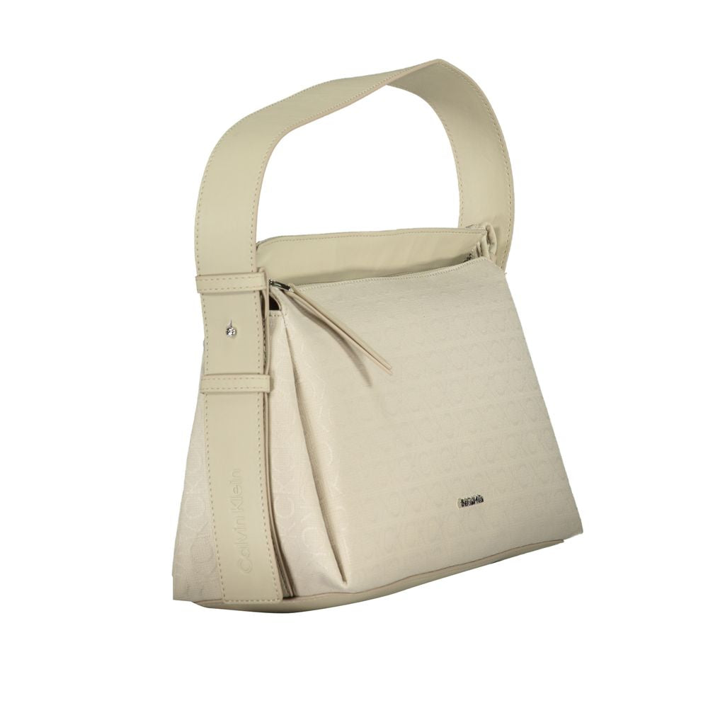 Calvin Klein Synthetic Shoulder Bag — Beige, view 3