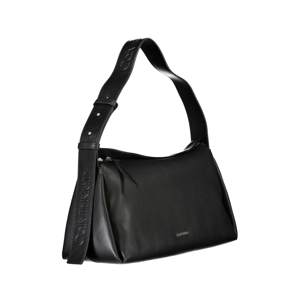 Calvin Klein Synthetic Shoulder Bag — Black, view 3