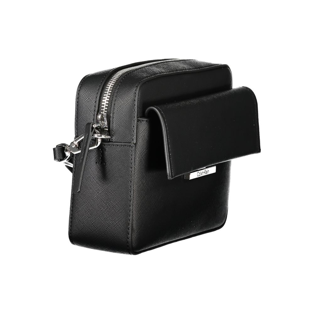 Calvin Klein Synthetic Shoulder Bag — Black, view 3