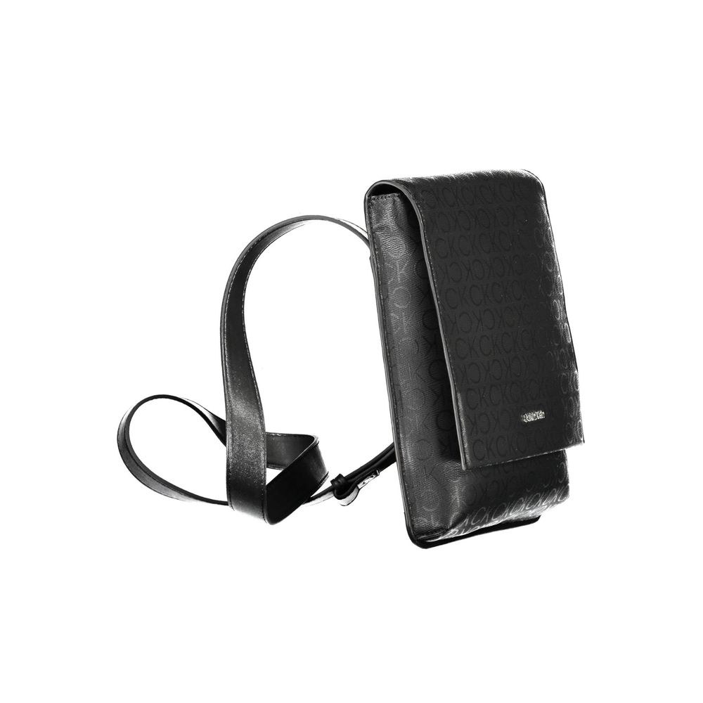 Calvin Klein Synthetic Shoulder Bag — Black, view 3