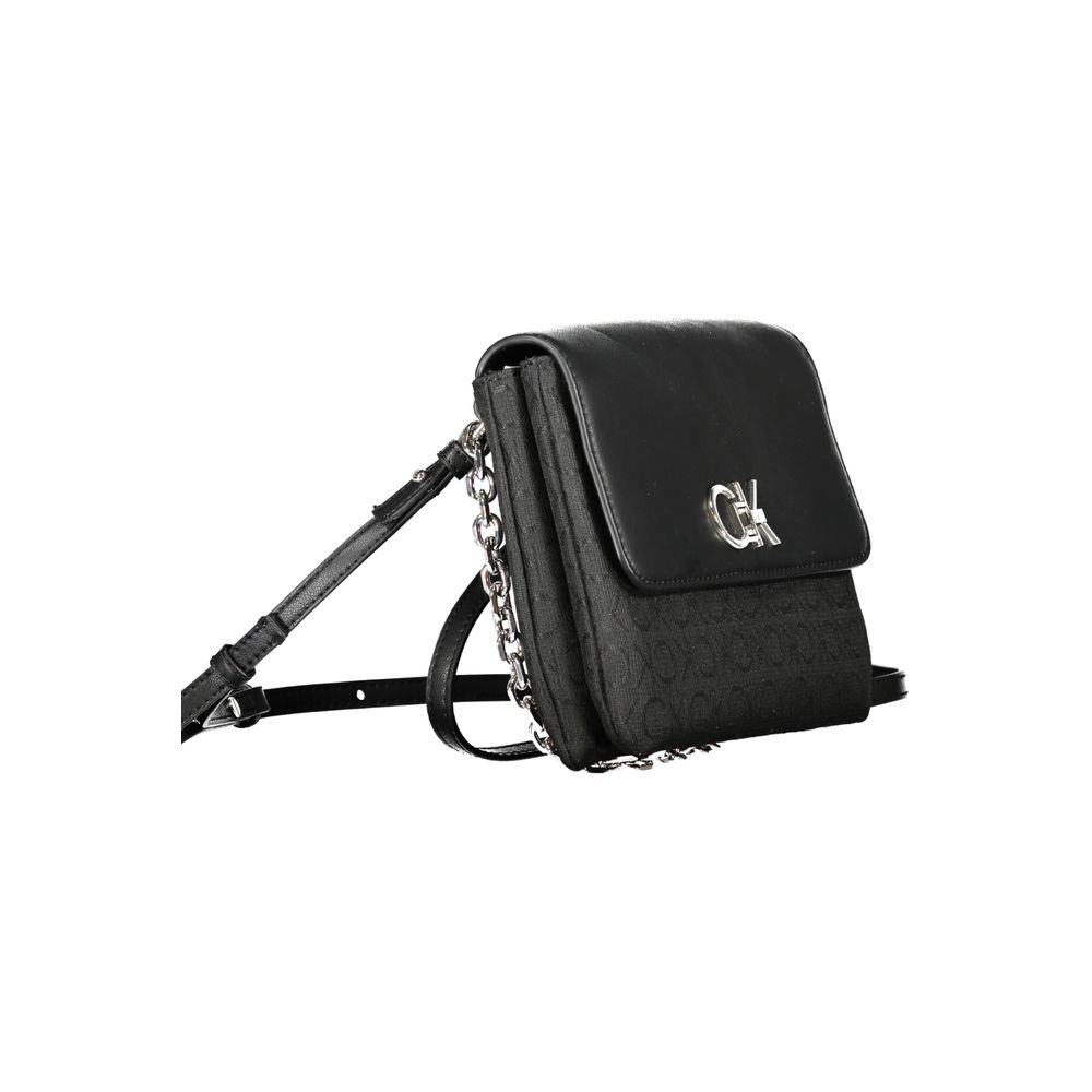 Calvin Klein Synthetic Shoulder Bag — Black, view 3