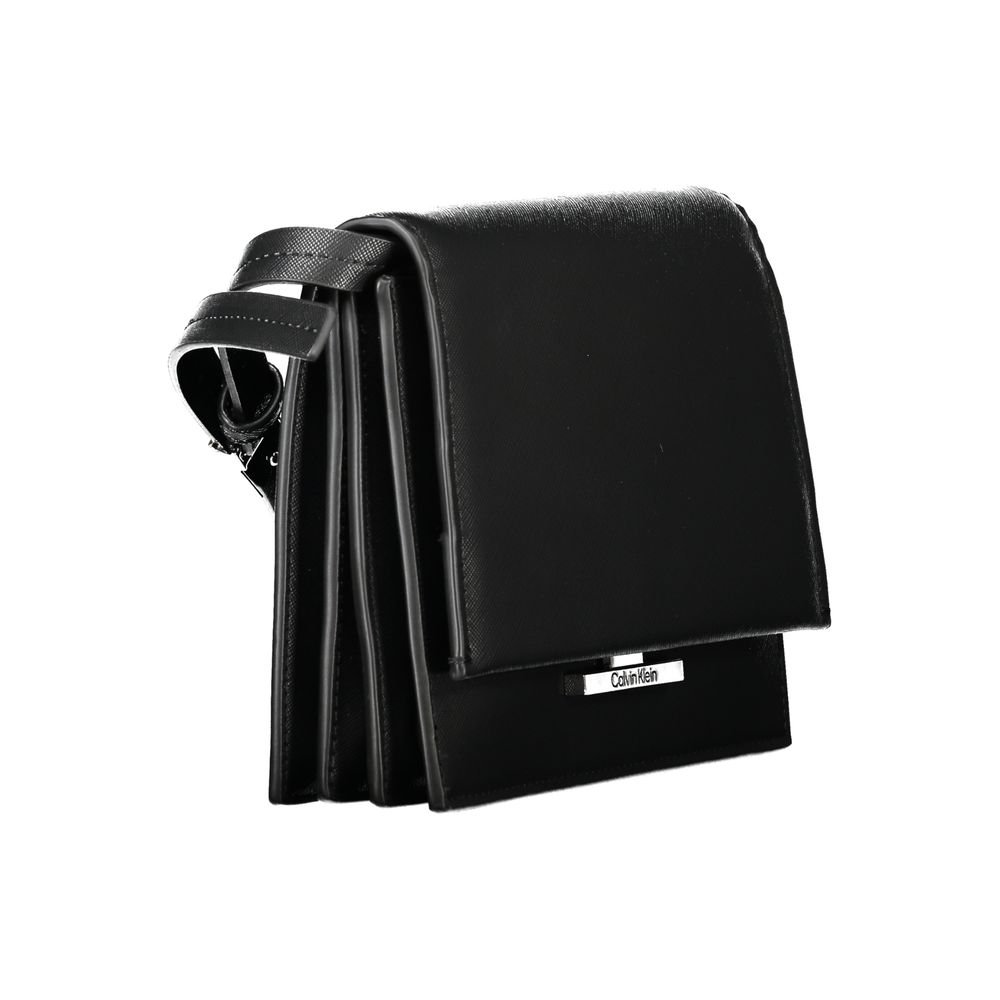 Calvin Klein Synthetic Shoulder Bag — Black, view 3