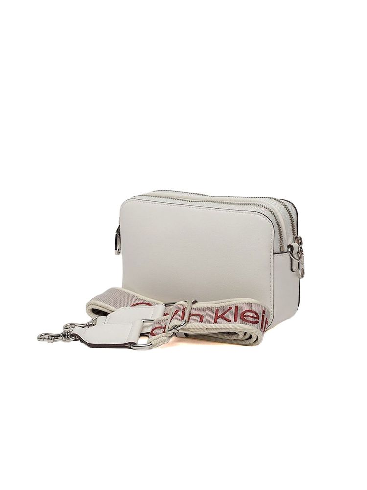 Calvin Klein Synthetic Shoulder Bag — White, view 2