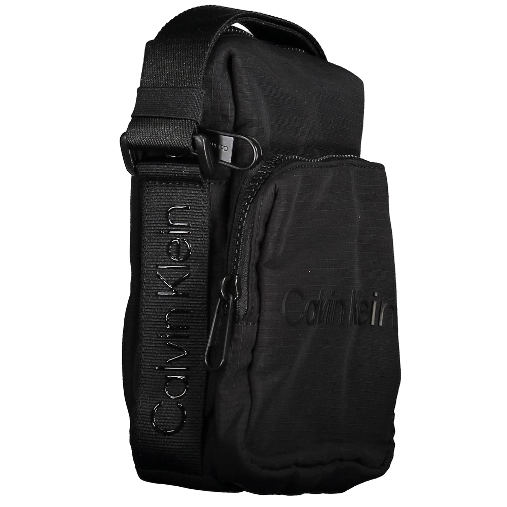 Calvin Klein RFID-Blocking Nylon Wallet — Black, view 3