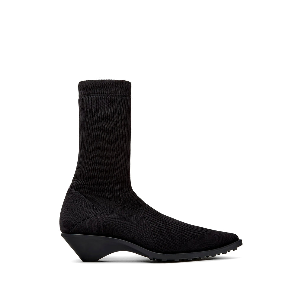 Camper Kitten Heel Ankle Boot — Black by Camper