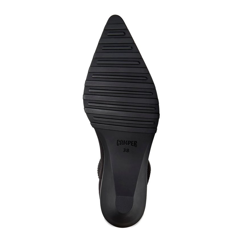 Camper Kitten Heel Ankle Boot — Black, view 3