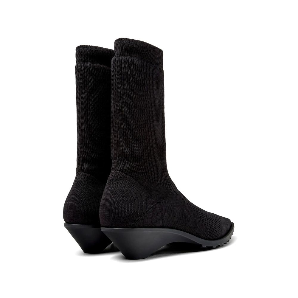 Camper Kitten Heel Ankle Boot — Black, view 4