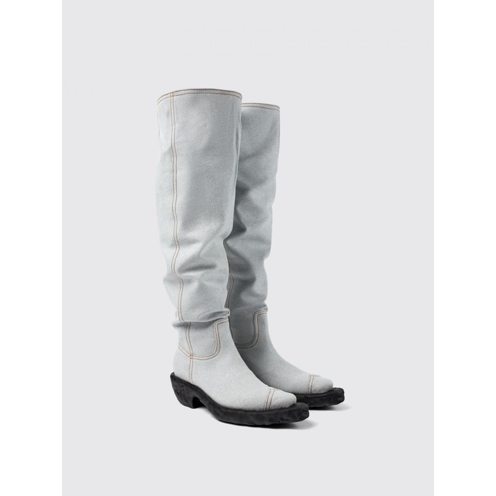 Camperlab Denim and Rubber Boot — Blue, view 2