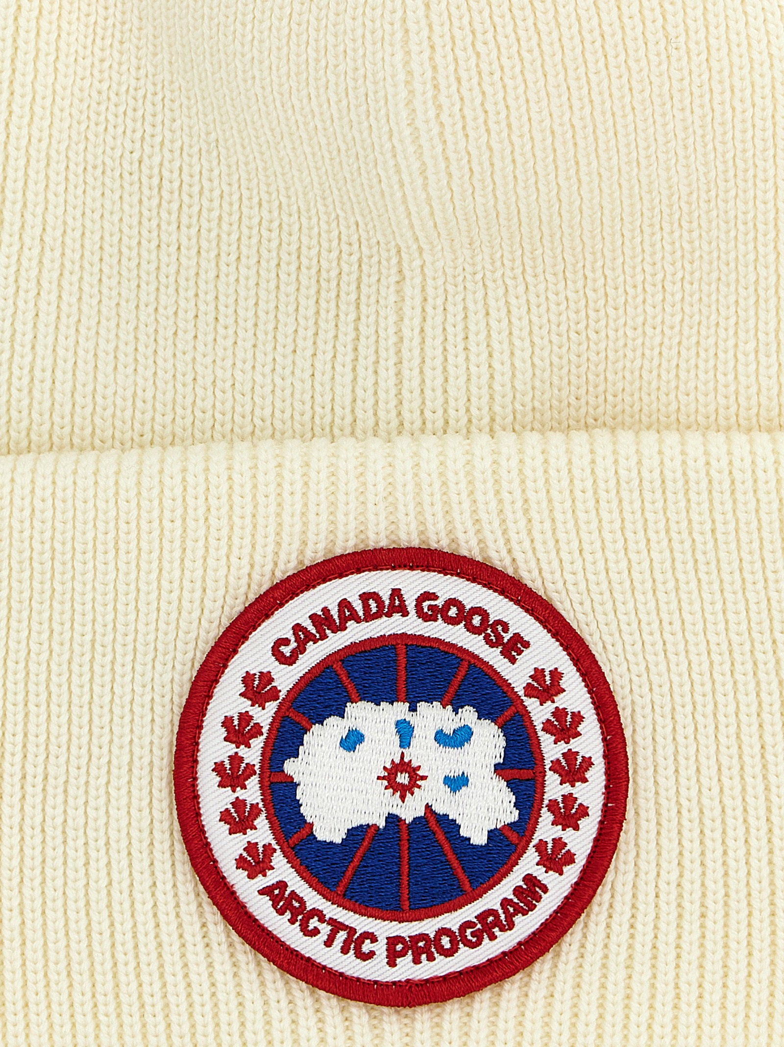Canada Goose Beanie — Cream, view 3
