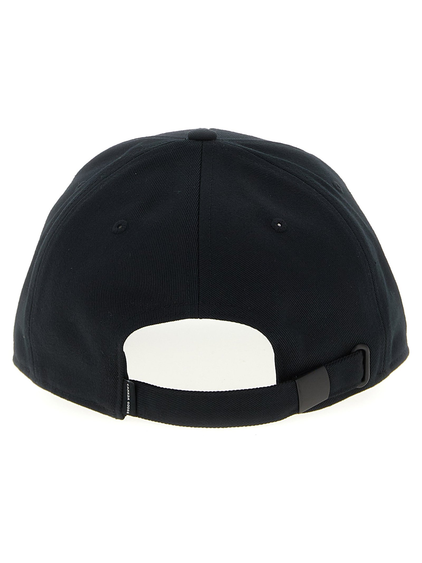 Canada Goose CA318913BM Logo-Embroidered Baseball Cap — Black, view 3