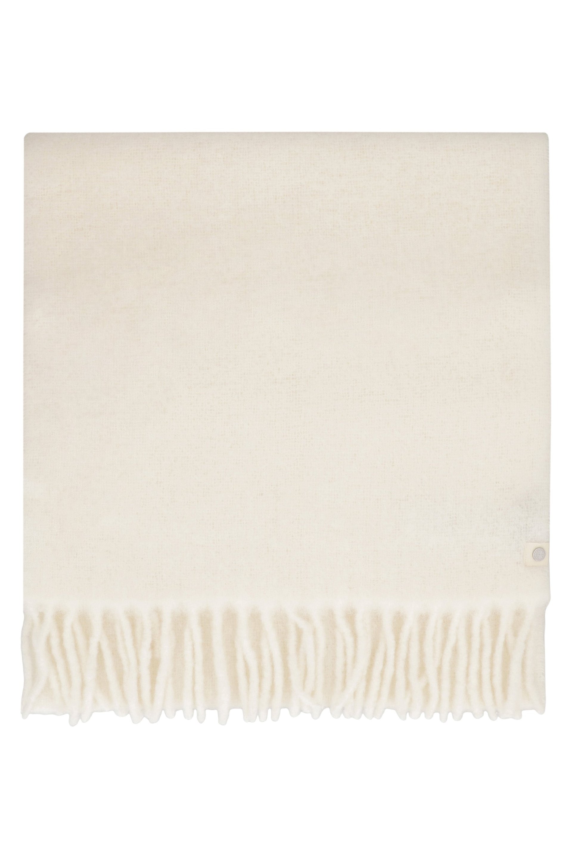 Canada Goose Alpaca Wool Scarf — Ivory, view 2